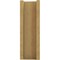 Ekena Millwork 6-in W x 14-in D x 18-in H Balboa Block Rough Cedar Woodgrain TimberThane Outlooker, Primed Tan OUTUR060X14X18BOA44RCPR - alternate 6